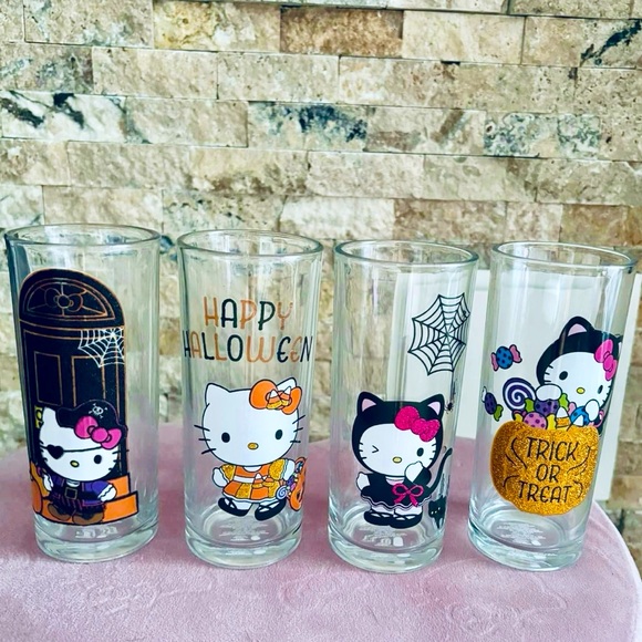 π Hello Kitty Halloween Drinking Glasses - Picture 9 of 9